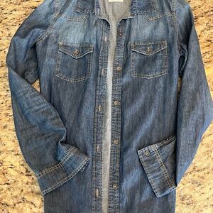 Mudd Blue Denim Top